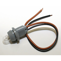 HIGHSIDER RUBBER PARKING LIGHT SOCKET W/ 5W