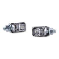 HIGHSIDER LED LICENSE LIGHT PICCO BLK PAIR