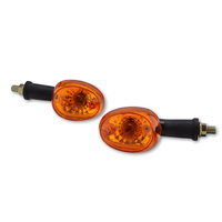 HIGHSIDER INDICATOR OVAL BLK LONG PAIR