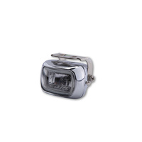 HIGHSIDER FOG LIGHT SQUARED H3 CLR LENS CHR