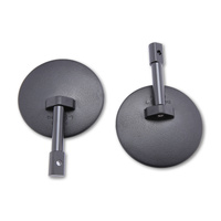 HIGHSIDER H-SMART BAR-END MIR ROUND BLK