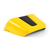 Pyramid Seat Cowl | Queen Bee Yellow & Gloss Black | Honda MSX 125 2021>Current