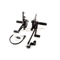 LSL Adjustable Rearsets To Suit Triumph Speed Triple 2005 - 2010 (Fixing: Red)