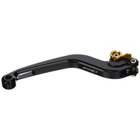 Puig 3.0 Unfoldable Brake Lever, Black With Gold Adjuster