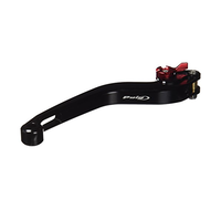 Puig 3.0 Unfoldable Brake Lever, Black With Red Adjuster