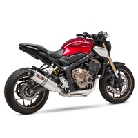 Yoshimura CBR650F 14-18/CB650F 18/CBR650R 19-25 Race R-77 Stainless Full Exhaust, w/ Stainless Muffler
