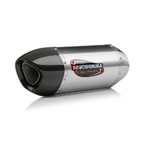 Yoshimura YZF-R1/M/S 15-19 ALPHA Stainless Slip-On Exhaust, w/ Stainless Muffler