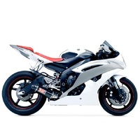 Yoshimura YZF-R6V 06-16 TRC Stainless Slip-On Exhaust, w/ Carbon Fiber Muffler