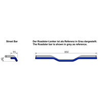 LSL Aluminium 1" Street Handlebars
