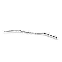LSL Steel Wide Bar Handlebars (1") (Colour: Chrome) - With Harley Dimple