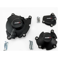 Puig Kit 3 Caps Engine Cover Yamaha MT-10 16'- (Black)