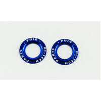 Puig Aluminium Rings To Suit Swing Arm Protectors (Blue)