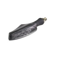 KOSO Z1 LED Indicator (Pair) - Smoked Lens, Black Housing