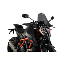 Puig New Generation Touring Screen To Suit KTM 1290 Super Duke R 2020 - Onwards (Dark Smoke)