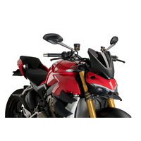 Puig New Generation Sport Screen To Suit Ducati Streetfighter V2/V4 (Dark Smoke)