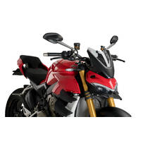 Puig New Generation Sport Screen To Suit Ducati Streetfighter V2/ V4 (Light Smoke)