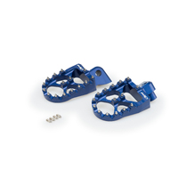 Puig Footpegs Hi-Tech Off-Road Yamaha (Blue)