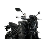 Puig New Generation Sport Screen To Suit Yamaha MT-09/SP 2021 - Onwards (Dark Smoke)