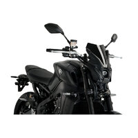 Puig New Generation Sport Screen To Suit Yamaha MT-09/SP 2021 - Onwards (Black)