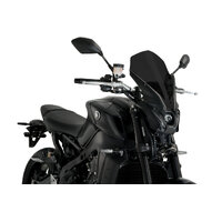 Puig New Generation Touring Screen To Suit Yamaha MT-09/SP (2021- Onwards) - Dark Smoke