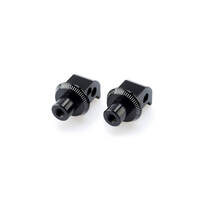 Puig Adjustable Footpeg Adaptor Kit To Suit Yamaha MT-09/SP/Tracer/GT 2021 - Onwards (Black)