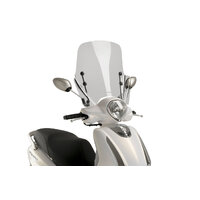 Puig Windscreen T.X To Suit Yamaha D'elight (2021 - Onwards) - Clear