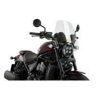 Puig New Generation Touring Screen To Suit Honda CMX1100 Rebel (2021 - Onwards) - Clear