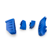 Puig Rubber Ends By Pair Fr.Sliders Pro 2.0. (Blue)