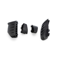 Puig Rubber Ends By Pair Fr.Sliders Pro 2.0. (Black)