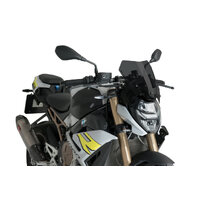 Puig New Generation Sport Screen To Suit BMW S 1000 R (2021 - Onwards) - Without Original BMW Support (Dark Smoke)