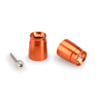 Puig Bar End Aluminum Mod.Sport Kawasaki (Orange)