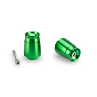 Puig Bar End Aluminum Mod.Sport Yamaha (Green)