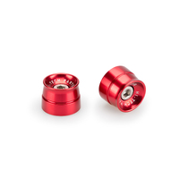 Puig Bar End Aluminum Mod.Speed Kawasaki (Red)