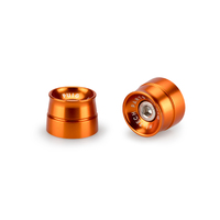Puig Bar End Aluminum Mod.Speed Kawasaki (Orange)