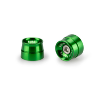 Puig Bar End Aluminum Mod.Speed Kawasaki (Green)