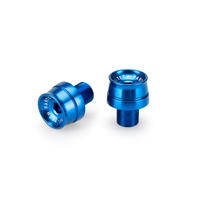 Puig Bar End Aluminum Mod.Speed Kawasaki (Blue)