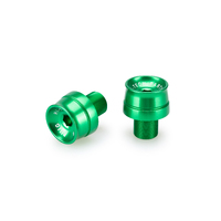Puig Bar End Aluminum Mod.Speed Kawasaki (Green)