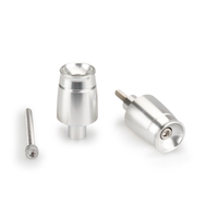 Puig Bar End Aluminum Mod.Sport Kawasaki Z650 (Silver)