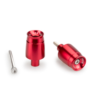 Puig Bar End Aluminum Mod.Sport Kawasaki Z650 (Red)