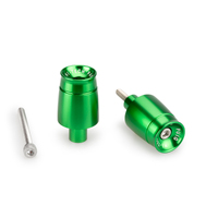 Puig Bar End Aluminum Mod.Sport Kawasaki Z650 (Green)