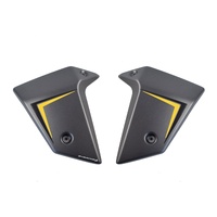 Pyramid Radiator Cheeks | Matte Iridium Grey Metallic | Honda CB 750 Hornet 2022>2024