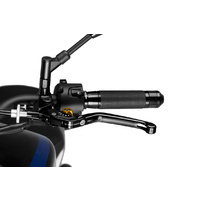 Puig 3.0 Folding Clutch Lever, Black With Gold Adjuster