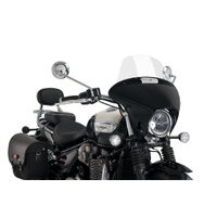 Puig Small Batwing Touring Screen To Suit Triumph Bonneville Speedmaster (2018 - Onwards) - Clear