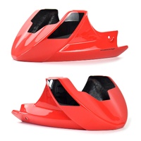 Pyramid Belly Pan | Gayety Red & Gloss Black | Honda MSX 125 2021>Current