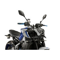 Puig Downforce Naked Front Spoilers To Suit Yamaha MT-09/SP (2021 - Onwards) - Matt Black