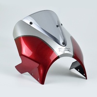 Pyramid Fly Screen | Pearl Nebula Red/Silver | Honda Monkey 125 2021>Current