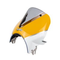 Pyramid Fly Screen | Banana Yellow/Ross White | Honda Monkey 125 2018>2020