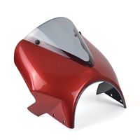 Pyramid Fly Screen | Pearl Nebula Red | Honda ST125 Dax 2023>Current