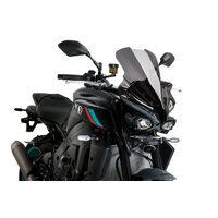 Puig New Generation Touring Screen To Suit Yamaha MT-10 / SP (2022 - Onwards) - Dark Smoke