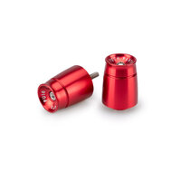 Puig Sport Bar Ends To Suit Aprilia RS 600 And KTM 125/390 Duke (Red)